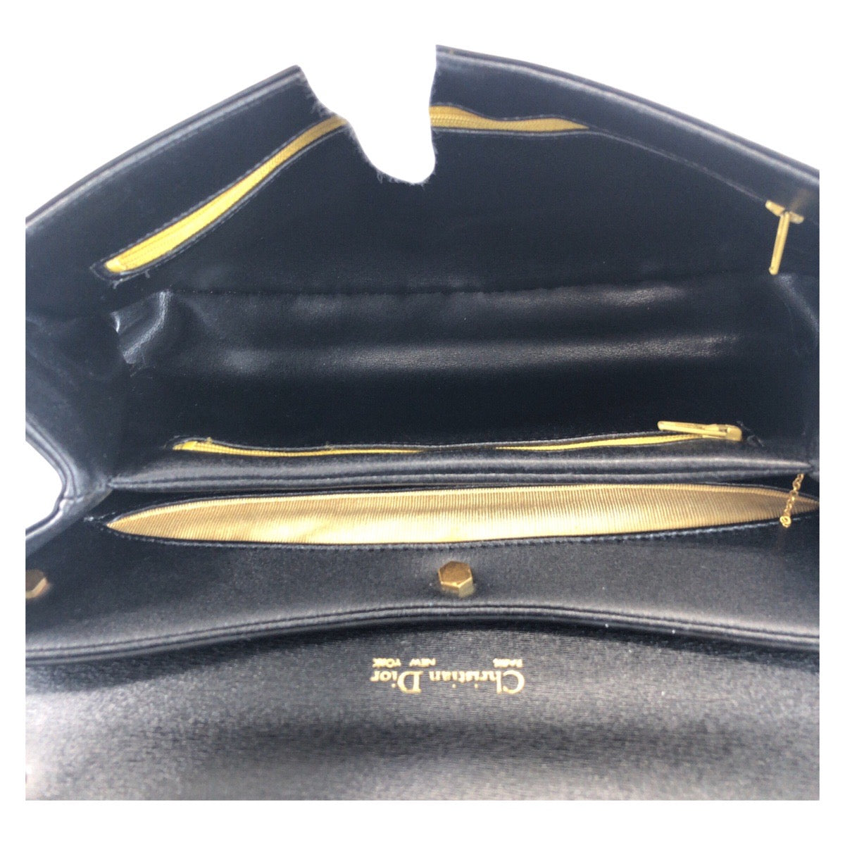 16738
Christian Dior クリスチャンディオール ヴィンテージ トロッター ブラック 黒 ゴールド金具 レザー 2way ショルダーバッグ ハンドバッグ  レディース AB46