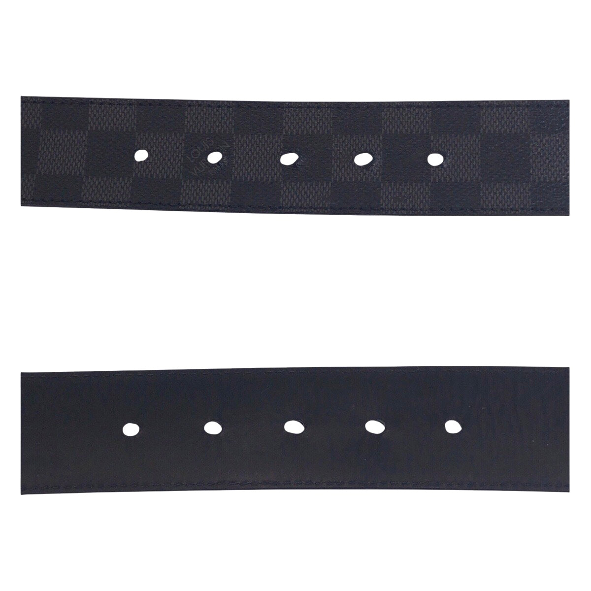 16745
LOUIS VUITTON ルイヴィトン ダミエ グラフィット サンチュール LVイニシアル 110cm/44インチ ブラック 黒  PVC / レザー M9808 ベルト  メンズ