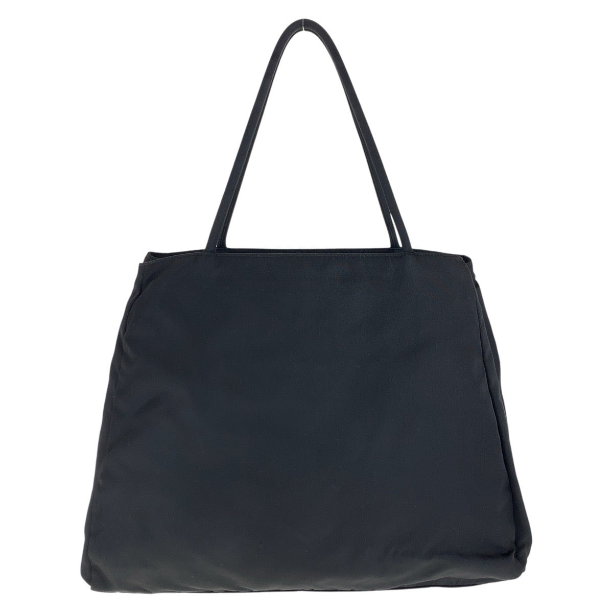 16749
PRADA プラダ テスート 三角ロゴプレート ブラック 黒 シルバー金具 ナイロン トートバッグ ハンドバッグ  レディース ABP40