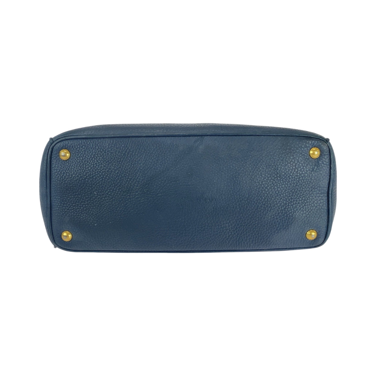 16750
PRADA プラダ ヴィッテロダイノ ロゴ ブルー ゴールド金具 レザー BN2420 トートバッグ ハンドバッグ  レディース ABP63