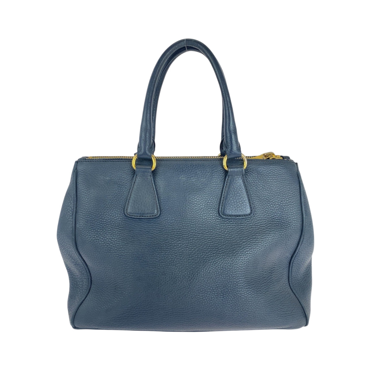 16750
PRADA プラダ ヴィッテロダイノ ロゴ ブルー ゴールド金具 レザー BN2420 トートバッグ ハンドバッグ  レディース ABP63