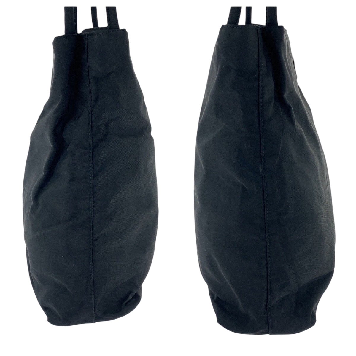 16751
PRADA プラダ テスート 三角ロゴプレート ブラック 黒 シルバー金具 ナイロン B6242 ショルダーバッグ トートバッグ レディース ABP39