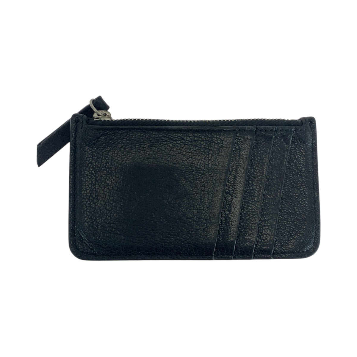 16752
Maison Margiela メゾン マルジェラ ブラック 黒 ホワイト シルバー金具 レザー SA1VX0003 コンパクトウォレット フラグメントケース  メンズ