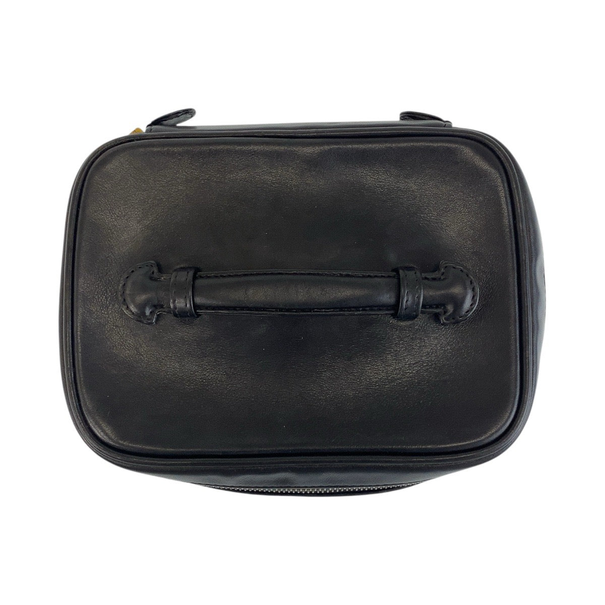16766
CHANEL シャネル ビコローレ ブラック 黒 ゴールド金具 ラムスキン ハンドバッグ ヴァニティバッグ  レディース ABP43