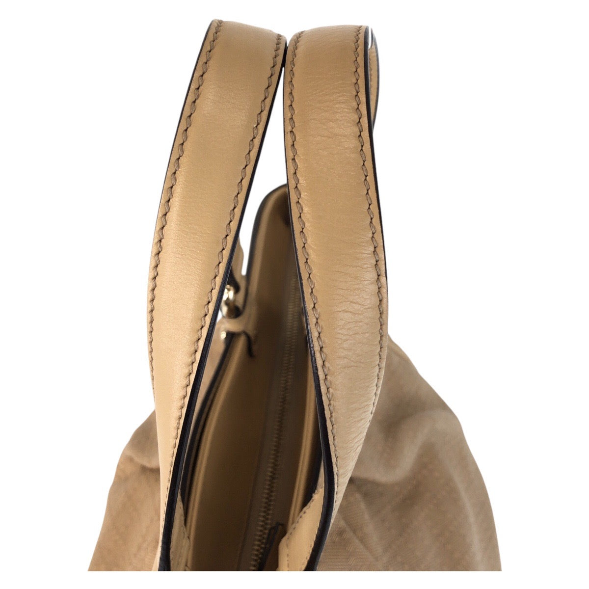 16770
GUCCI グッチ バンブー ディアマンテ ベージュ ゴールド金具 キャンバス / レザー 282312 ショルダーバッグ トートバッグ  レディース ABP43