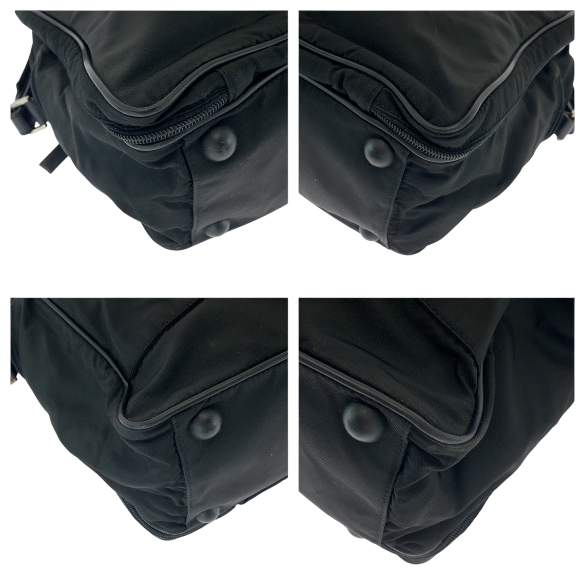 16771
PRADA プラダ テスート 三角ロゴプレート ブラック 黒 シルバー金具 ナイロン V453 ビジネスバッグ ブリーフケース ショルダーバッグ 2way  メンズ ABP48