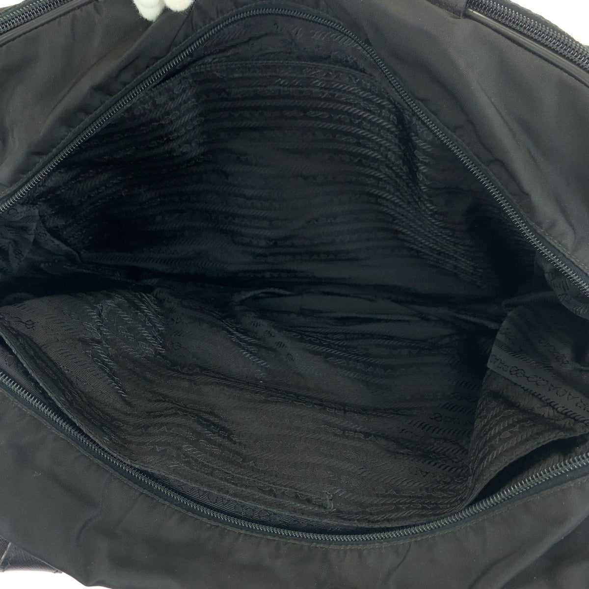 16771
PRADA プラダ テスート 三角ロゴプレート ブラック 黒 シルバー金具 ナイロン V453 ビジネスバッグ ブリーフケース ショルダーバッグ 2way  メンズ ABP48