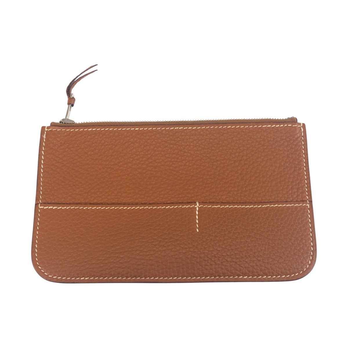 16775
HERMES エルメス ヴィンテージ ドゴン GM ゴールド ブラウン キャメル シルバー金具 トリヨンクレマンス 長財布 ロングウォレット 男女兼用 ◻︎I刻印  レディース AB48