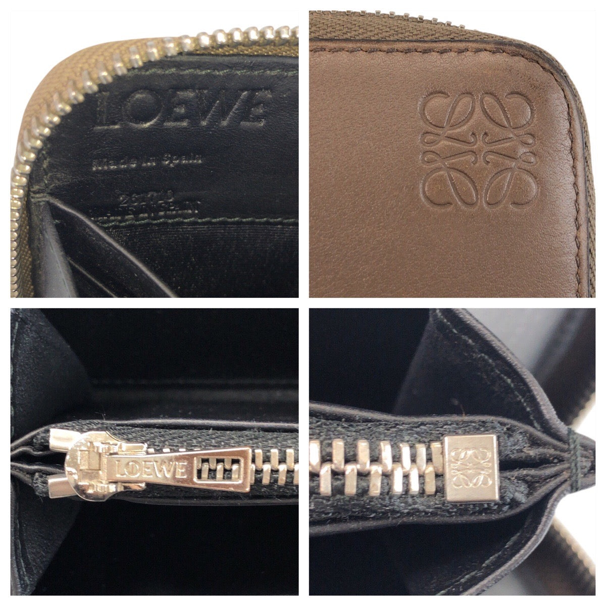 16779
LOEWE ロエベ スカル ブラウン ブラック 黒 シルバー金具 レザー 長財布 ロングウォレット  メンズ