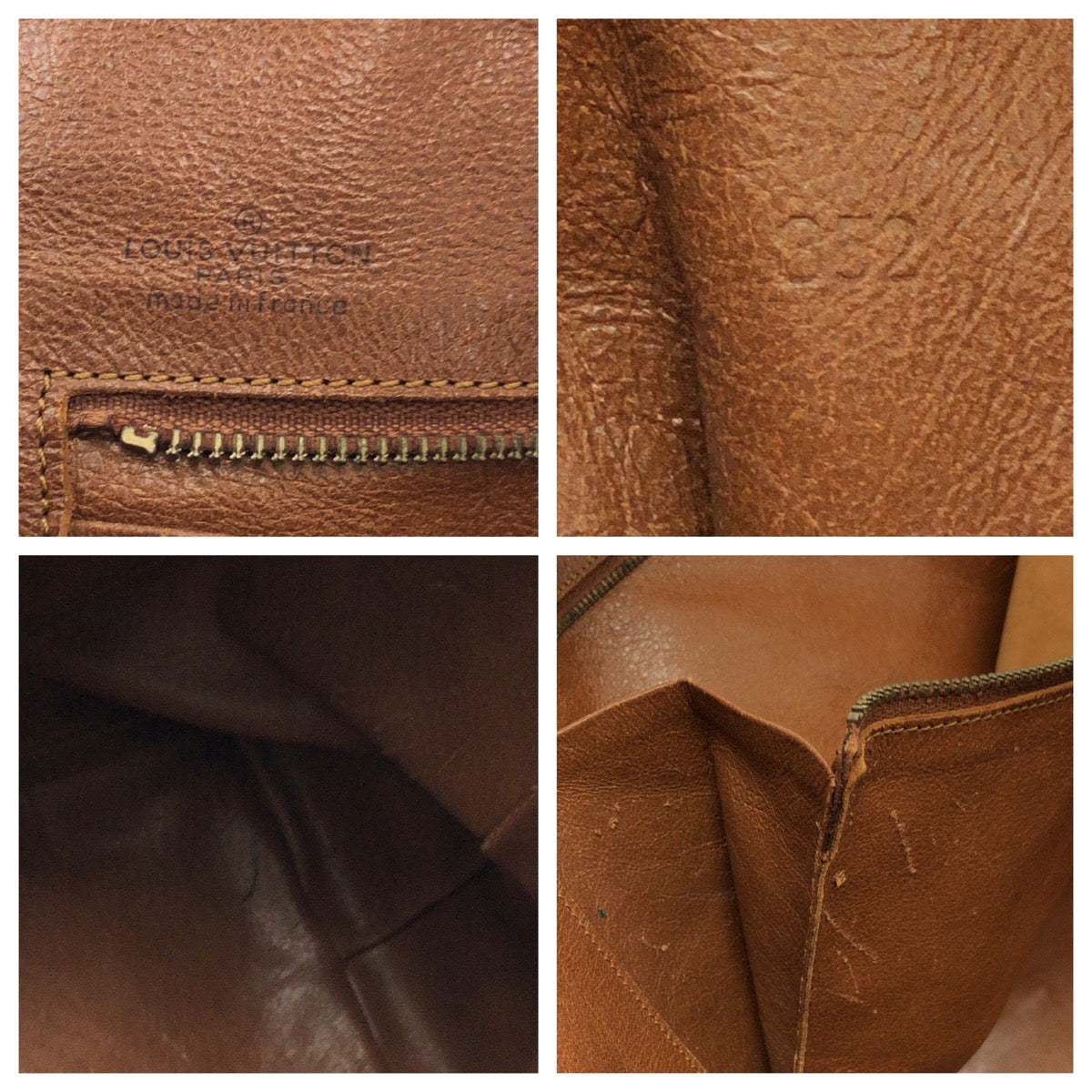 16782
LOUIS VUITTON ルイヴィトン モノグラム サックウィークエンドGM ブラウン ゴールド金具 PVC M42420 トートバッグ ハンドバッグ  レディース B40