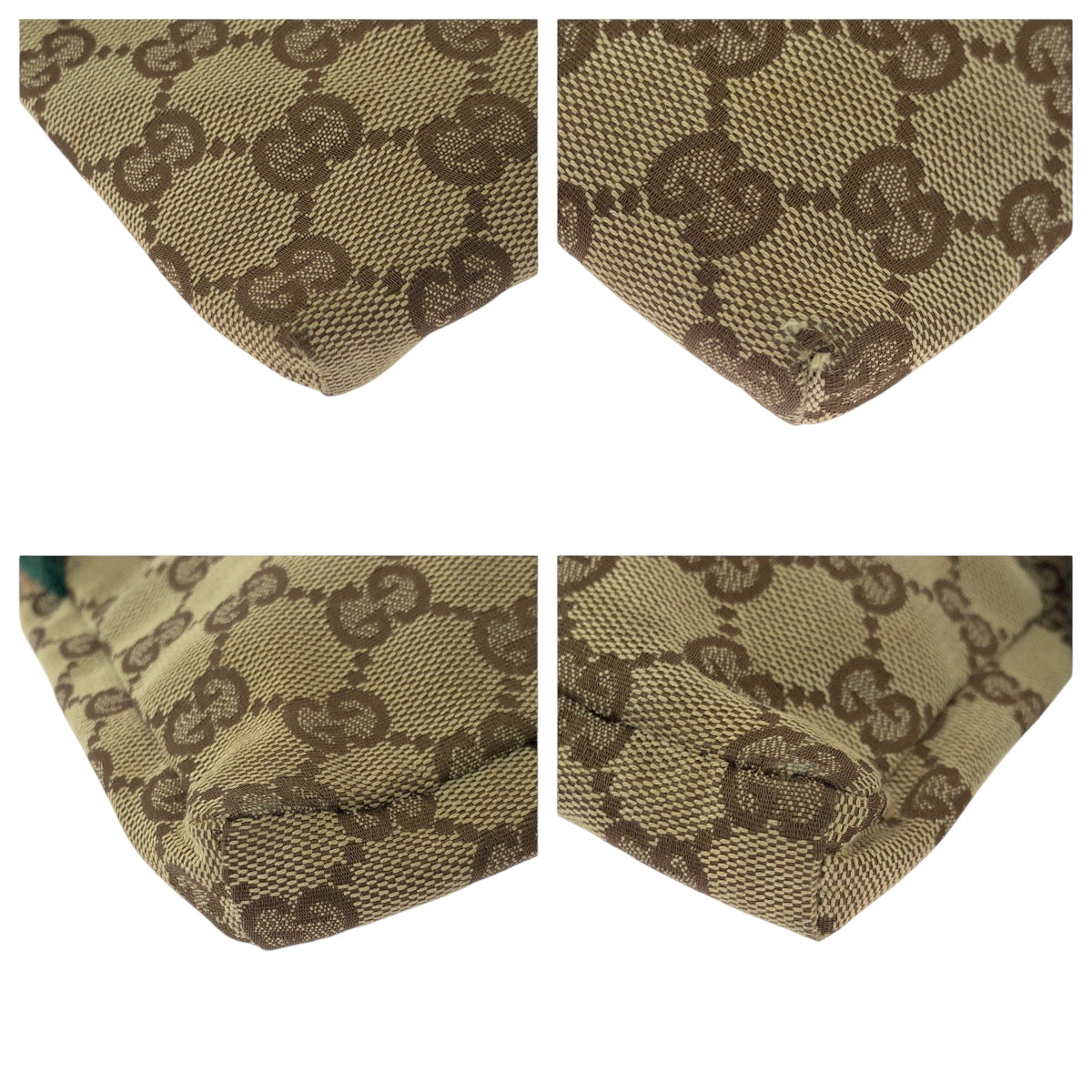 16783
GUCCI グッチ シェリーライン ブラウン レッド グリーン シルバー金具 GGキャンバス 28566 ウエストバッグ バムバッグ  メンズ
