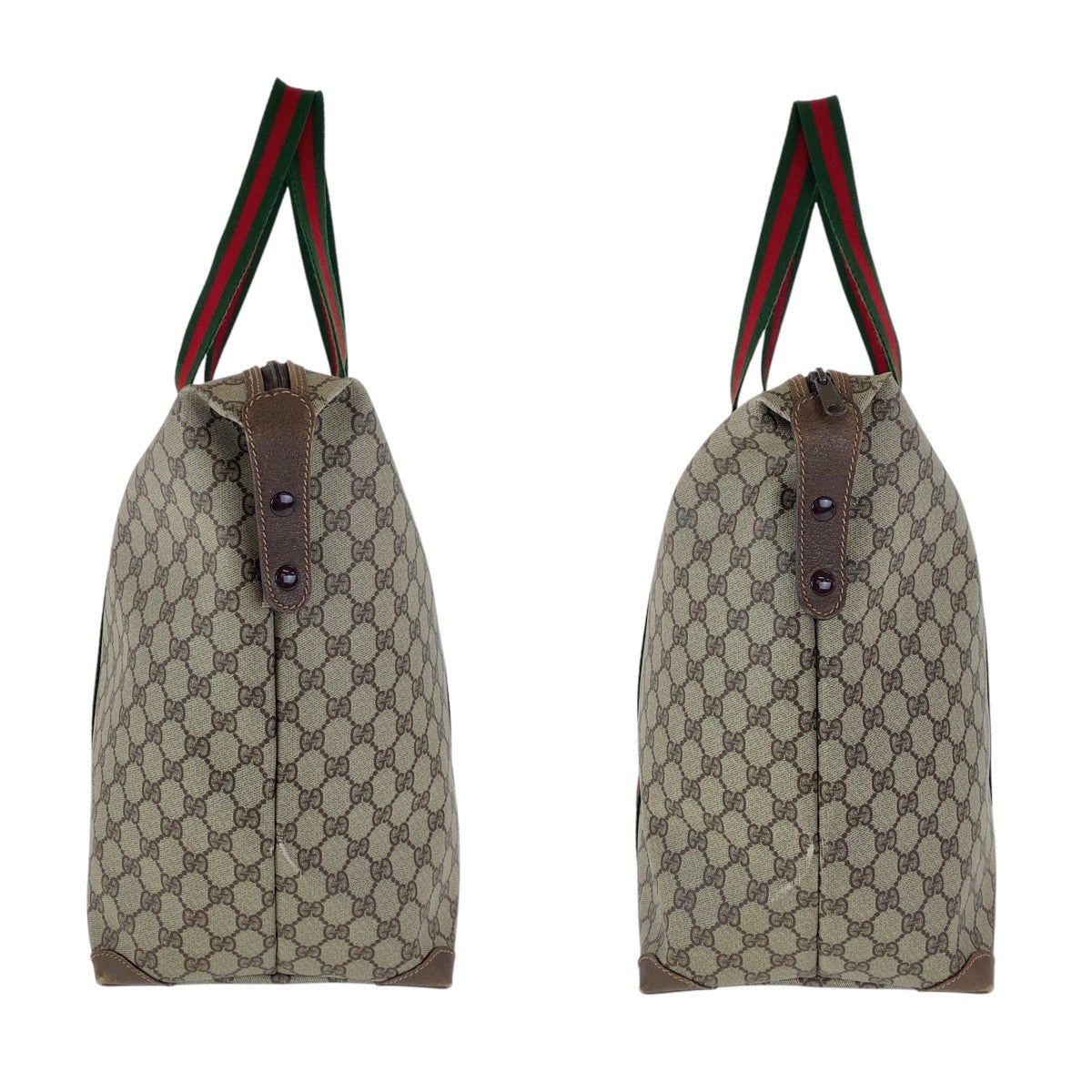 16786
GUCCI グッチ ヴィンテージ オールドグッチ シェリーライン インターロッキング ブラウン ゴールド金具 GGスプリームキャンバス / レザー 012 39 6211 ボストンバッグ 男女兼用  レディース ABP46