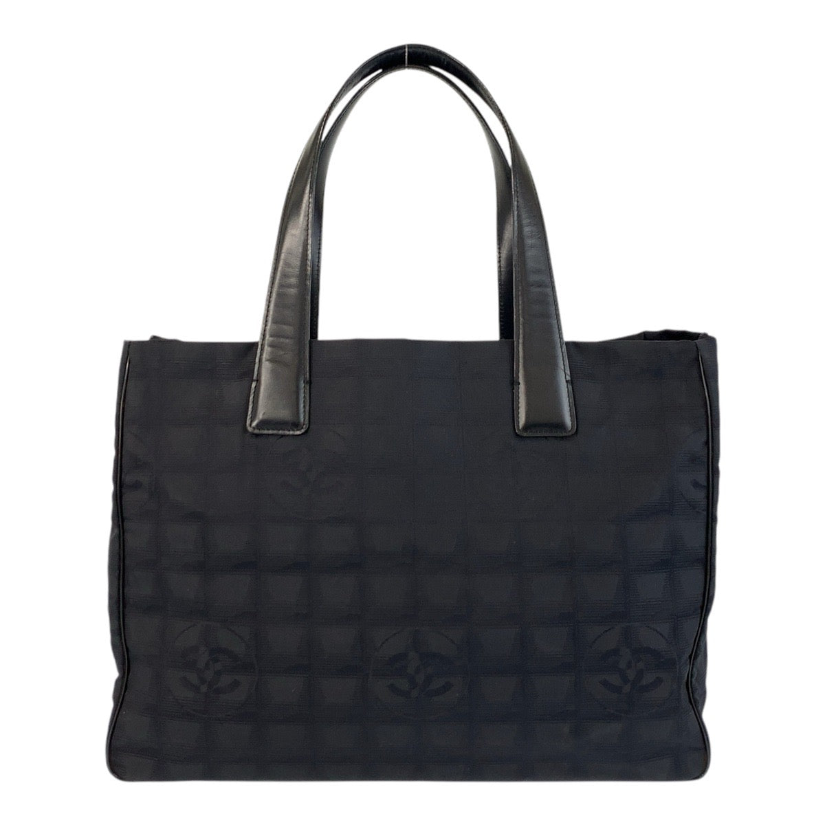 16788
CHANEL シャネル ニュートラベルライン ブラック 黒 ゴールド金具 ナイロン / レザー トートバッグ ショルダーバッグ  レディース ABP44