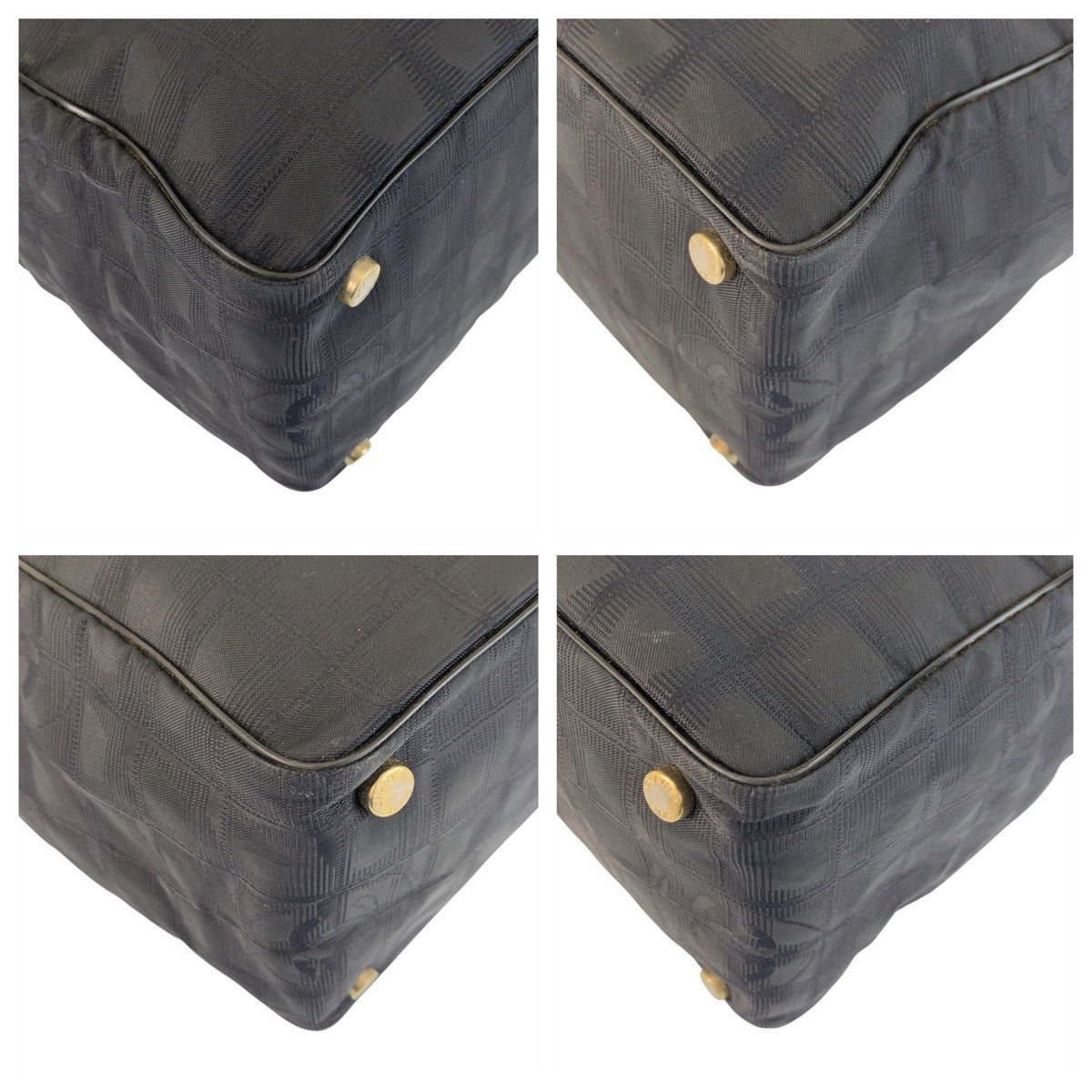 16788
CHANEL シャネル ニュートラベルライン ブラック 黒 ゴールド金具 ナイロン / レザー トートバッグ ショルダーバッグ  レディース ABP44