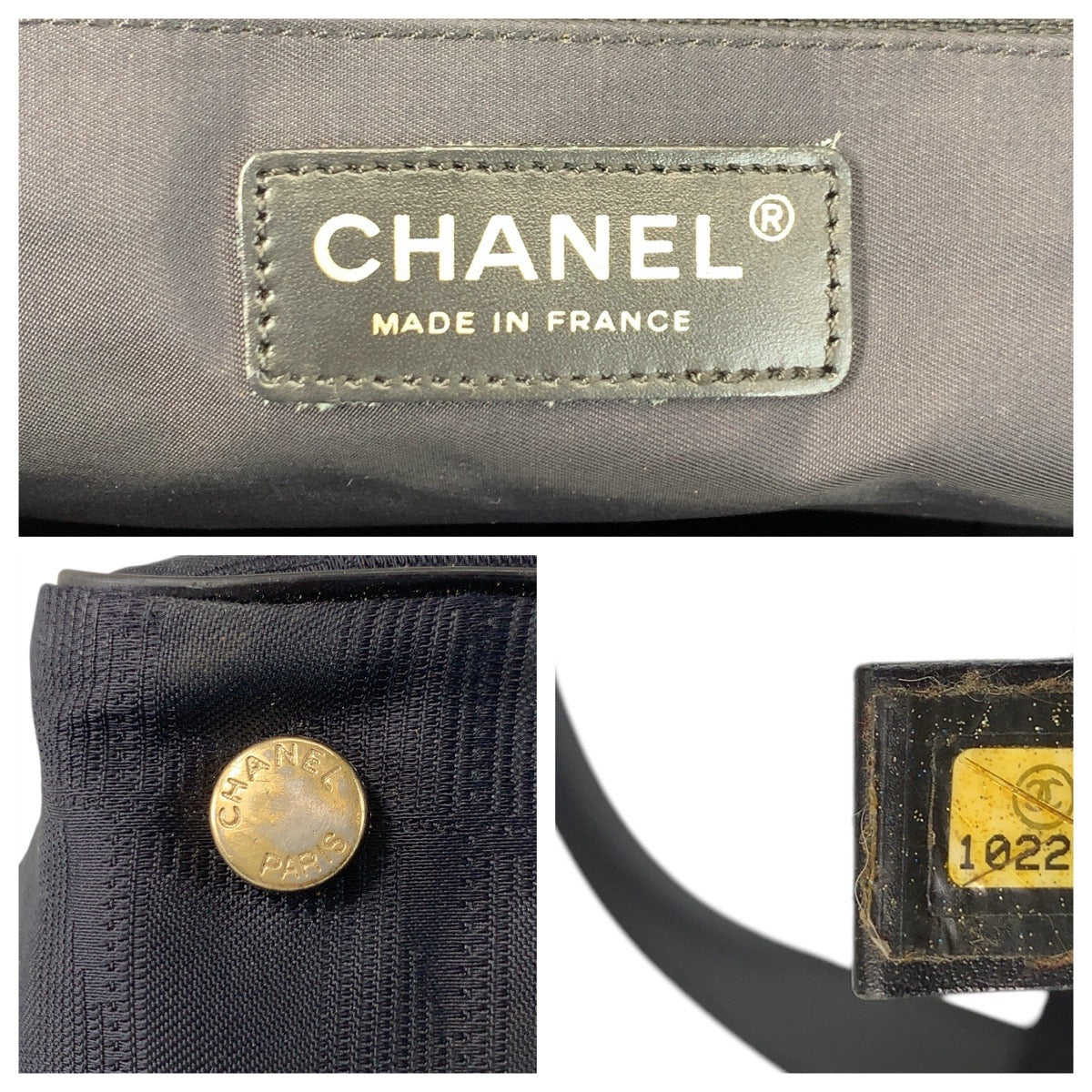 16788
CHANEL シャネル ニュートラベルライン ブラック 黒 ゴールド金具 ナイロン / レザー トートバッグ ショルダーバッグ  レディース ABP44