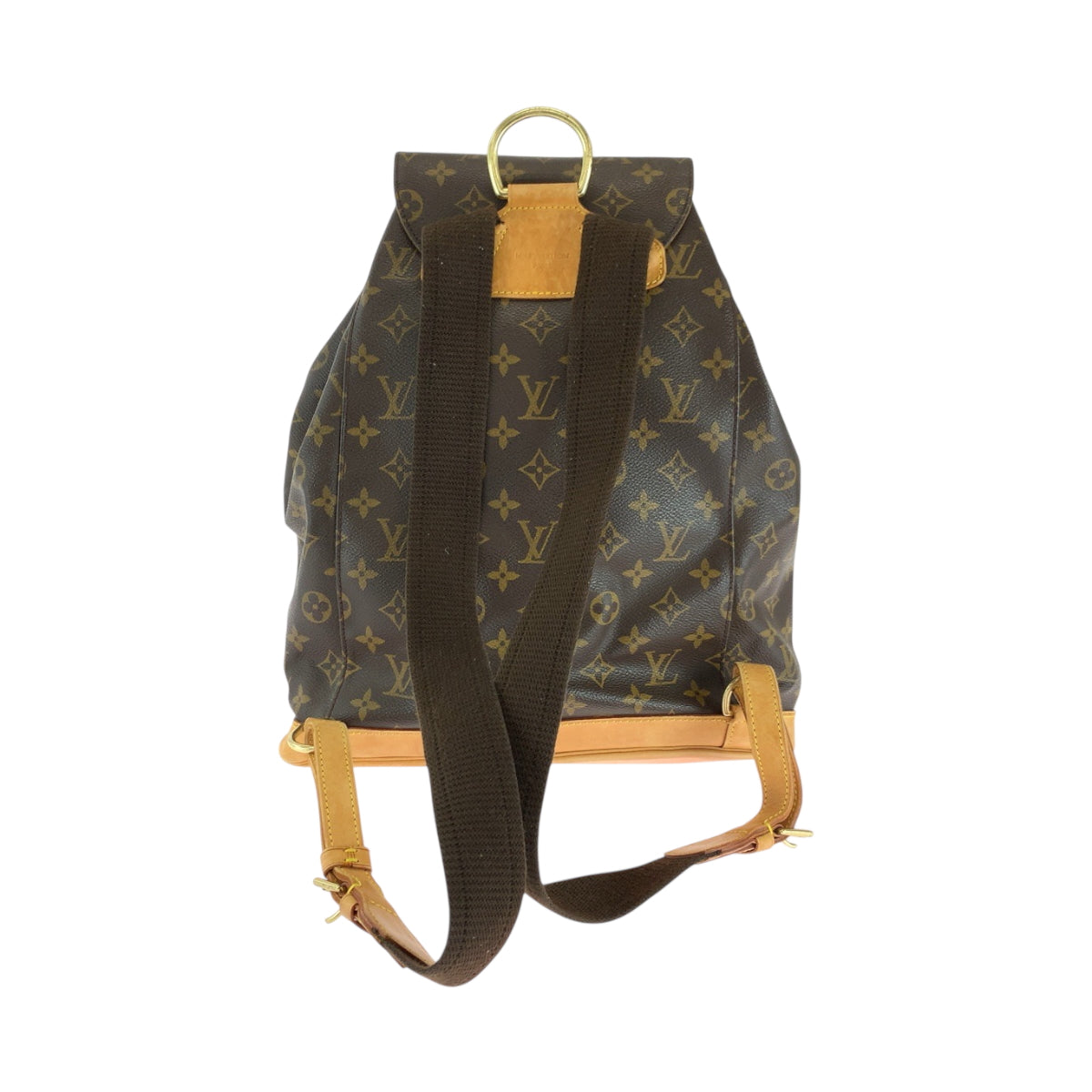 16789
LOUIS VUITTON ルイヴィトン モノグラム モンスリGM ブラウン ゴールド金具 PVC M51135 リュックサック バックパック  レディース AB77