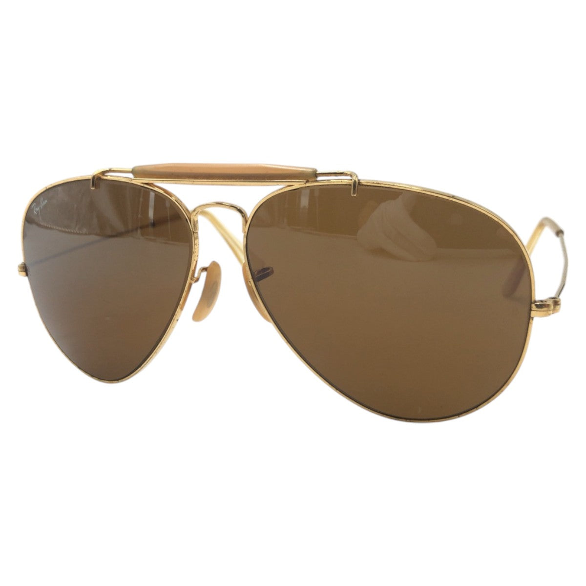 16791
Ray-Ban レイバン ヴィンテージ B&L RAY-BAN U.S.A ゴールド ブラウン メタル 52□14 サングラス 男女兼用 ティアドロップ  メンズ AB18