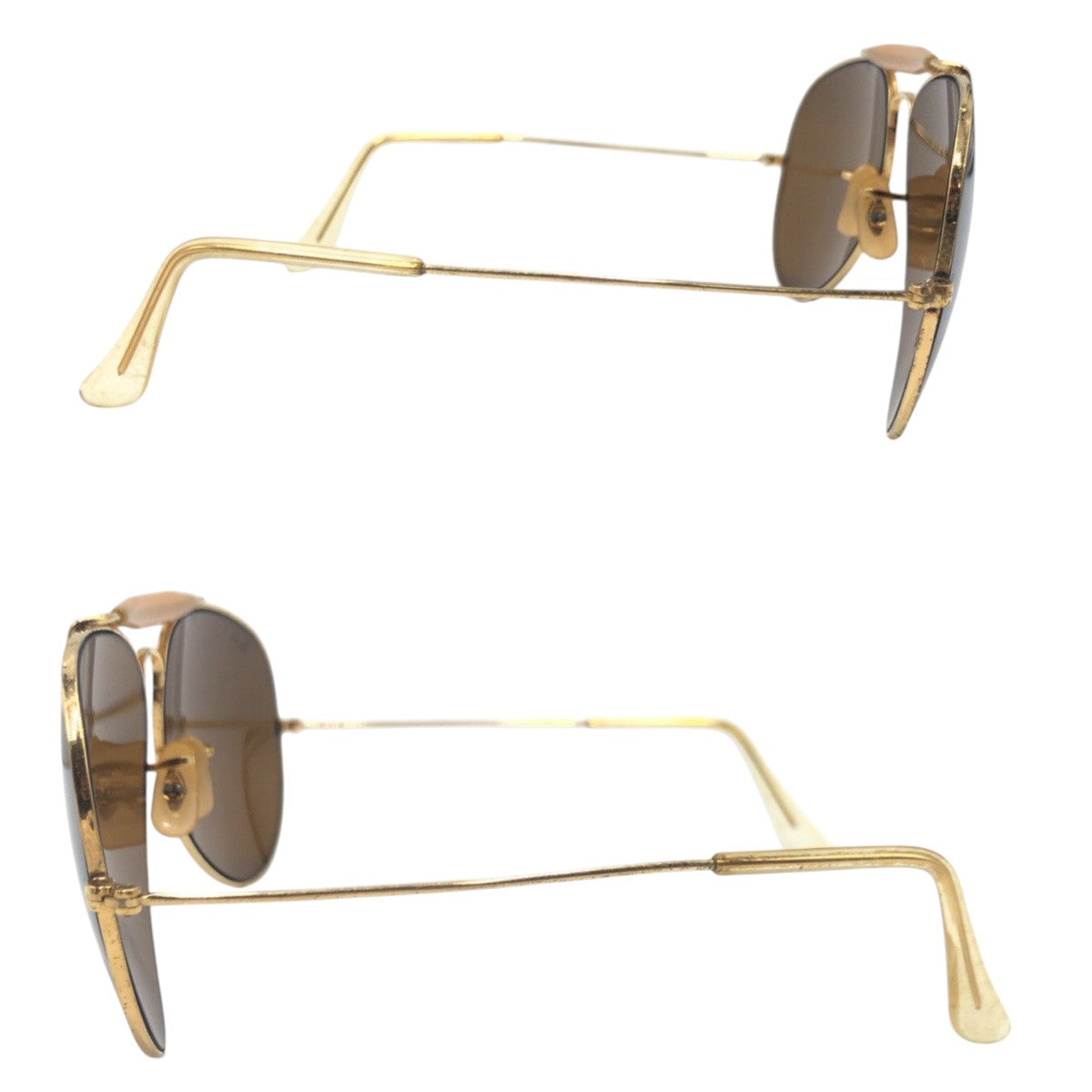 16791
Ray-Ban レイバン ヴィンテージ B&L RAY-BAN U.S.A ゴールド ブラウン メタル 52□14 サングラス 男女兼用 ティアドロップ  メンズ AB18