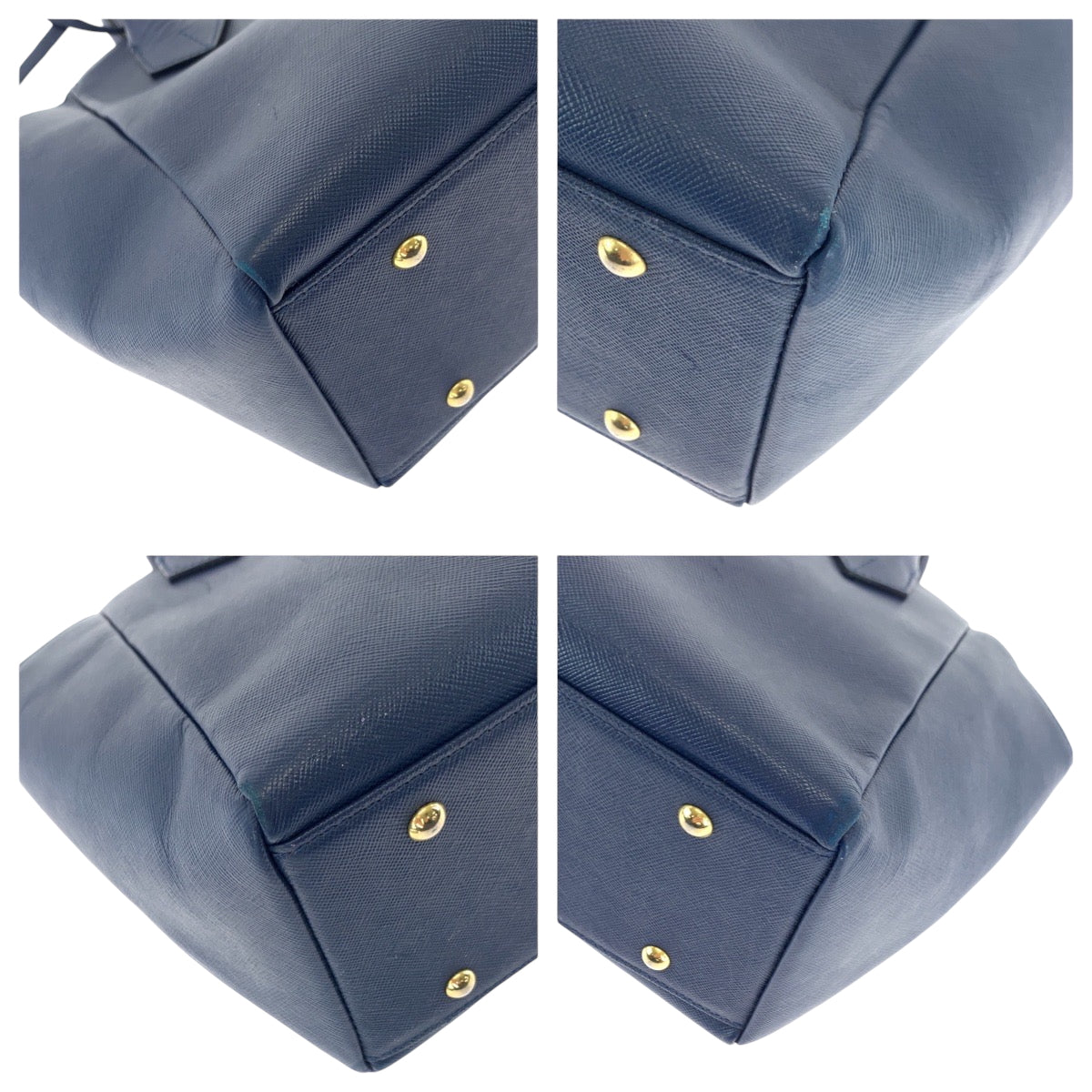 16798
Samantha Thavasa サマンサタバサ ブルー ゴールド金具 レザー ショルダーバッグ ハンドバッグ 2way  レディース AB5