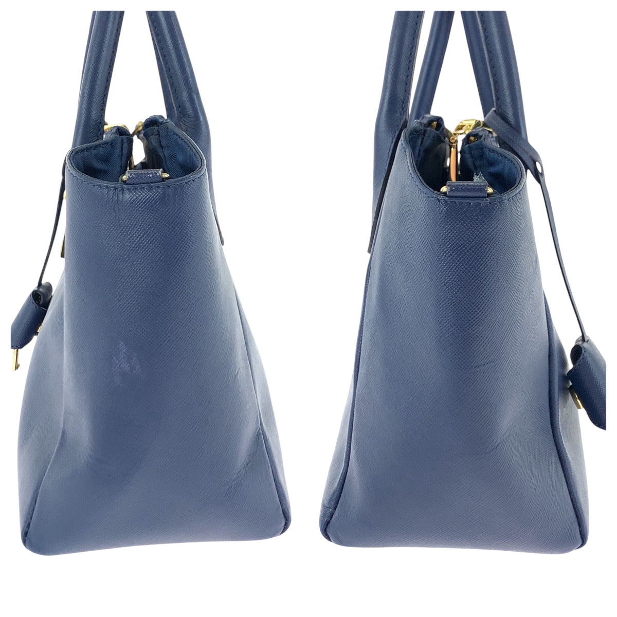 16798
Samantha Thavasa サマンサタバサ ブルー ゴールド金具 レザー ショルダーバッグ ハンドバッグ 2way  レディース AB5