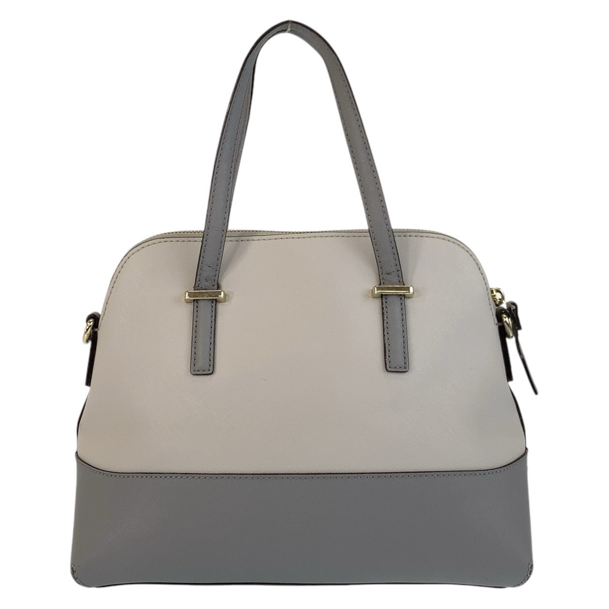 16799
Kate Spade ケイトスペード グレー ゴールド金具 レザー ハンドバッグ ショルダーバッグ 2way  レディース
