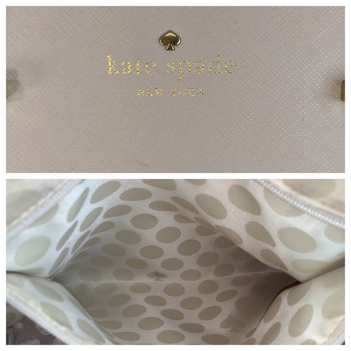 16799
Kate Spade ケイトスペード グレー ゴールド金具 レザー ハンドバッグ ショルダーバッグ 2way  レディース