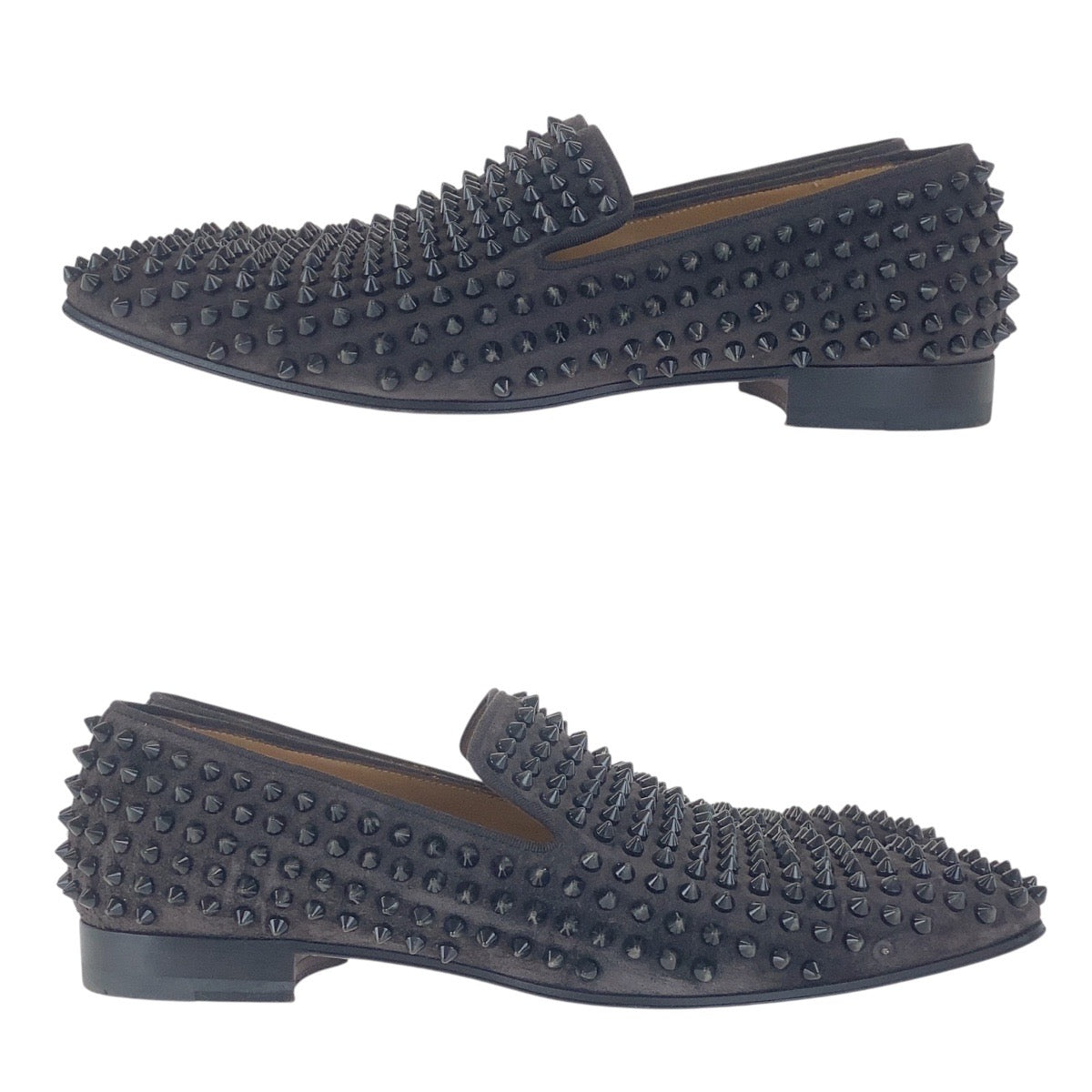 16803
Christian Louboutin クリスチャンルブタン ダンデライオン 42.5/27.5 ブラウン スウェード ローファー スリッポン  メンズ
