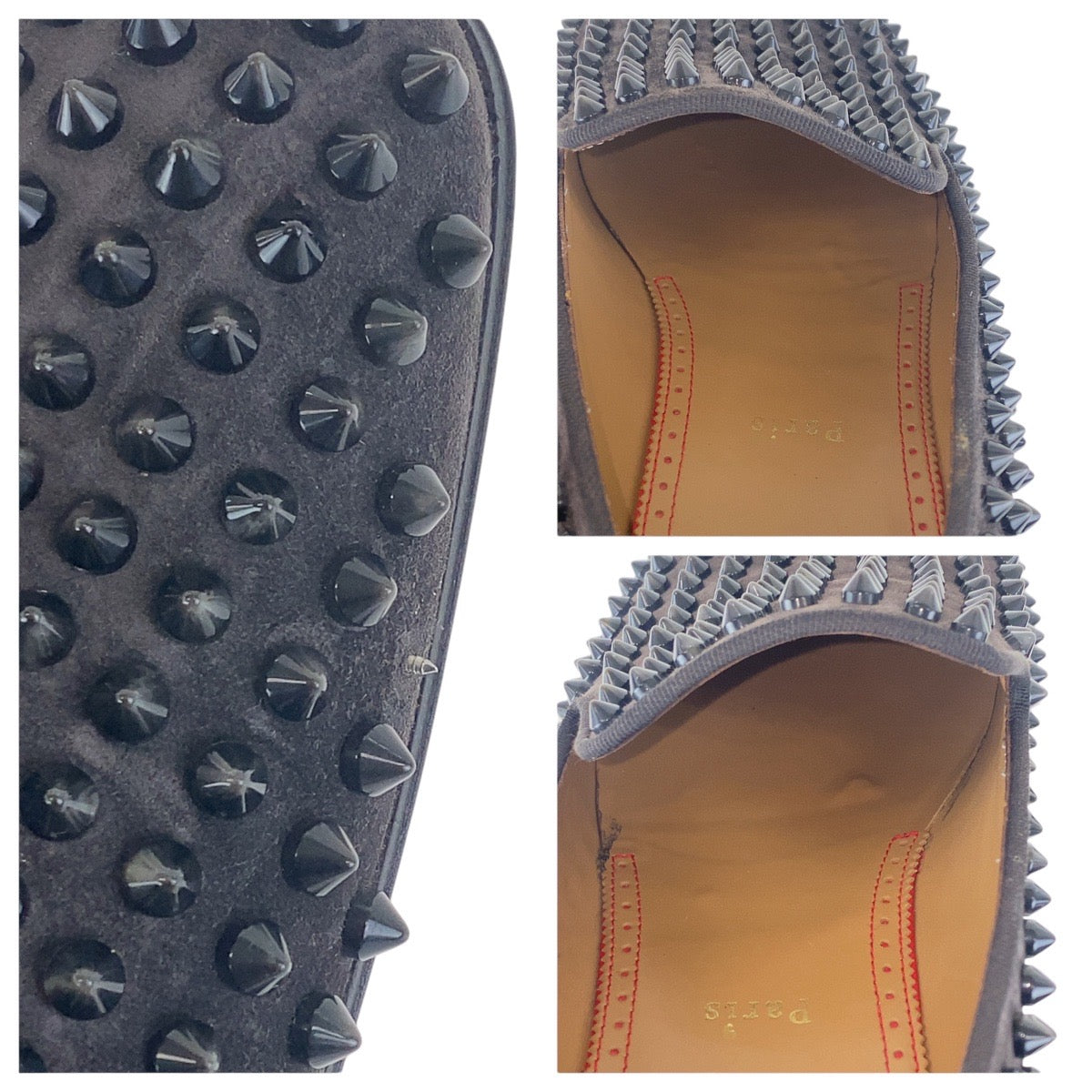 16803
Christian Louboutin クリスチャンルブタン ダンデライオン 42.5/27.5 ブラウン スウェード ローファー スリッポン  メンズ
