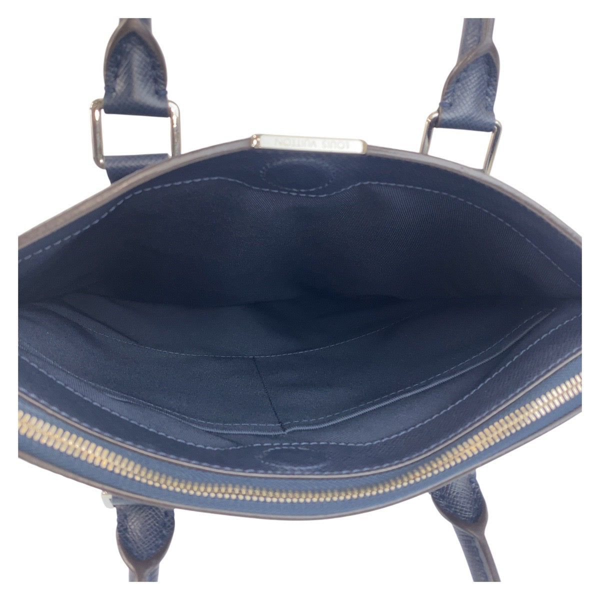 16805
LOUIS VUITTON ルイヴィトン タイガ アントントート ネイビー シルバー金具 レザー M34428 トートバッグ ショルダーバッグ 2way  メンズ A115