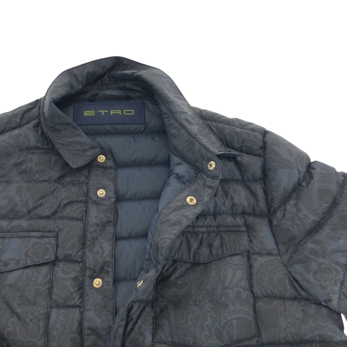 16808
ETRO エトロ ペイズリー柄 サイズXL ブルー ナイロン ジャケット ナイロンジャケット  メンズ A23