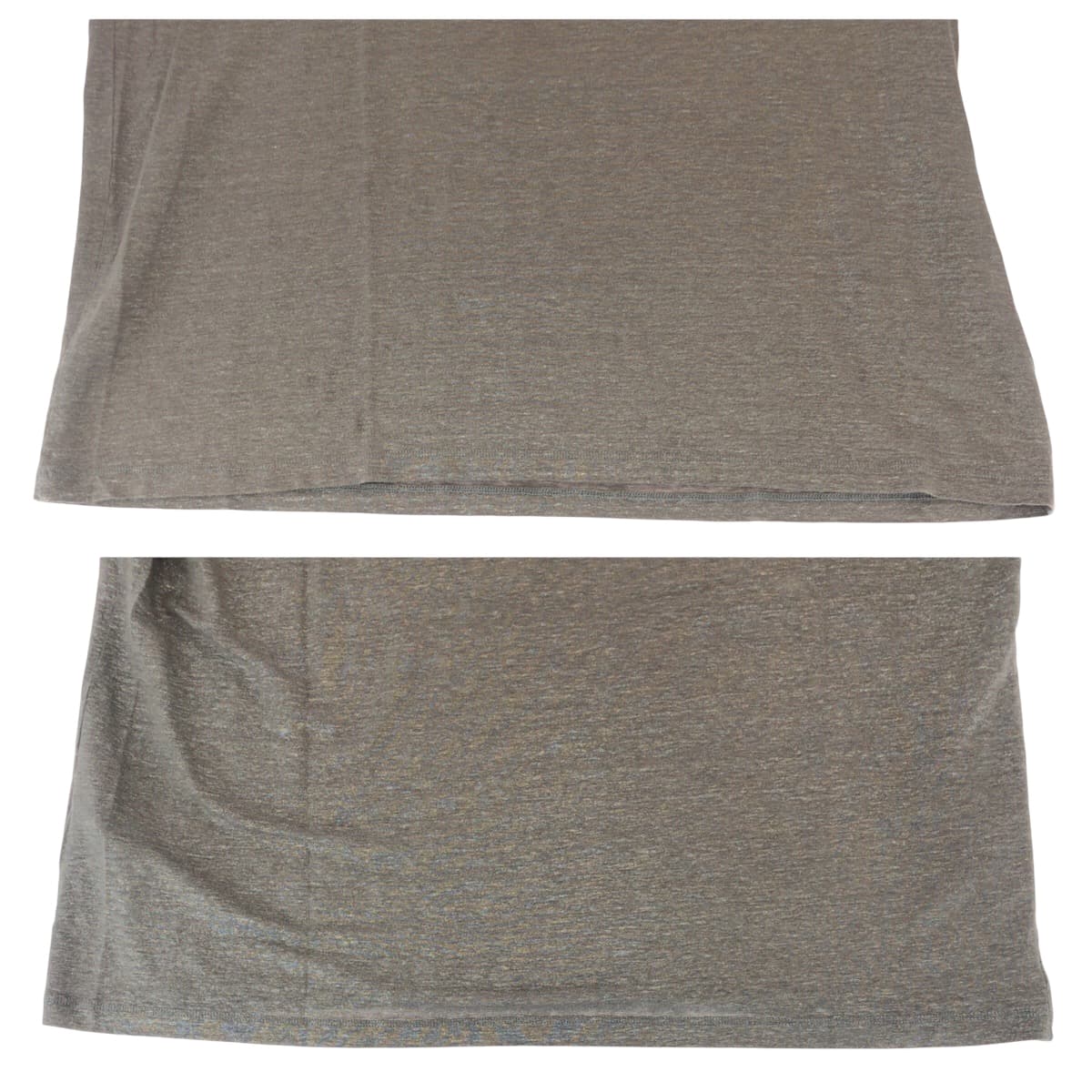 16809
ETRO エトロ サイズXL ブラウン グレージュ リネン / ポリウレタン 半袖Ｔシャツ  メンズ ABP9