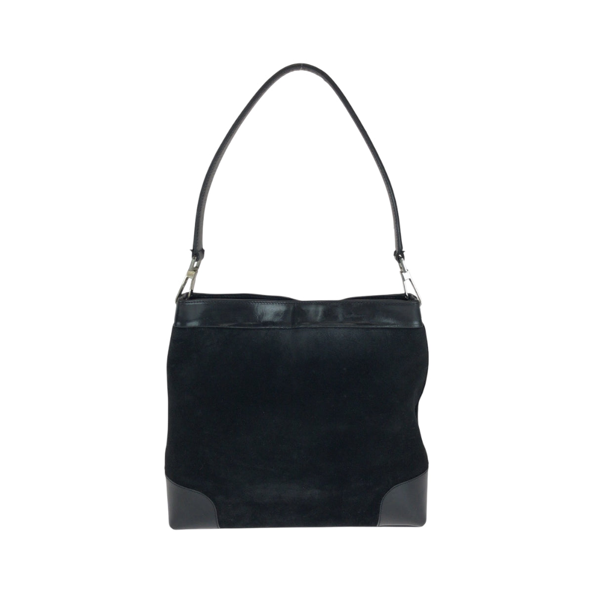 16824
GUCCI グッチ シェリーライン ブラック 黒 グリーン レッド シルバー金具 スウェード / レザー 33900 ワンショルダーバッグ  レディース AB32