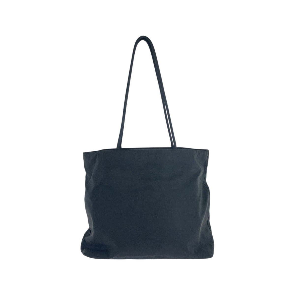 16837
PRADA プラダ テスート 三角ロゴプレート ブラック 黒 シルバー金具 ナイロン トートバッグ ショルダーバッグ  レディース ABP42
