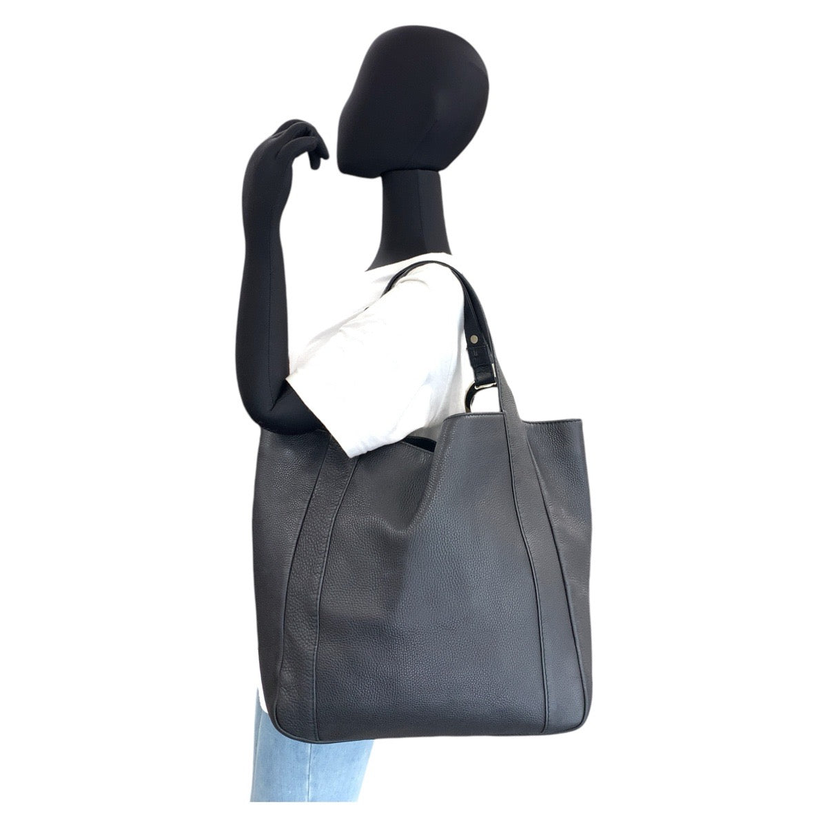 16848
GUCCI グッチ ブラック 黒 ゴールド金具 レザー 257051 トートバッグ ショルダーバッグ  レディース ABP58