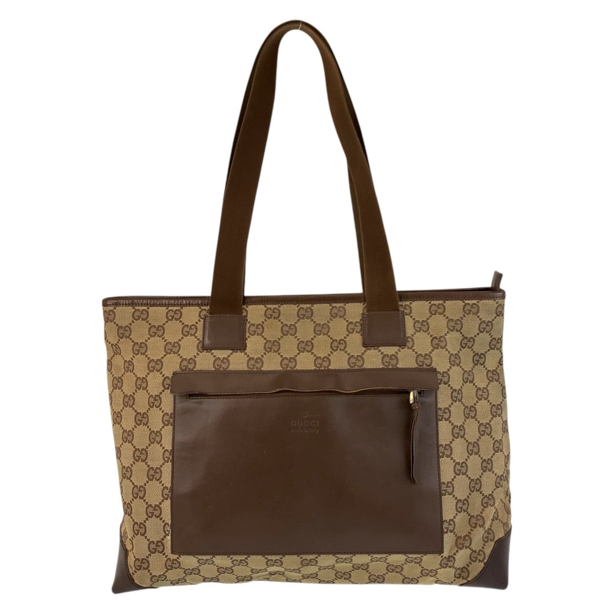 16862
GUCCI グッチ ブラウン ベージュ GGキャンバス / レザー 019 0426 トートバッグ ショルダーバッグ  レディース AB26