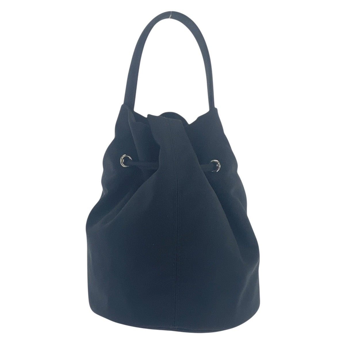 16866
BALENCIAGA バレンシアガ ブラック シルバー金具 ナイロン 619458 巾着 ショルダーバッグ ハンドバッグ 2WAY  レディース