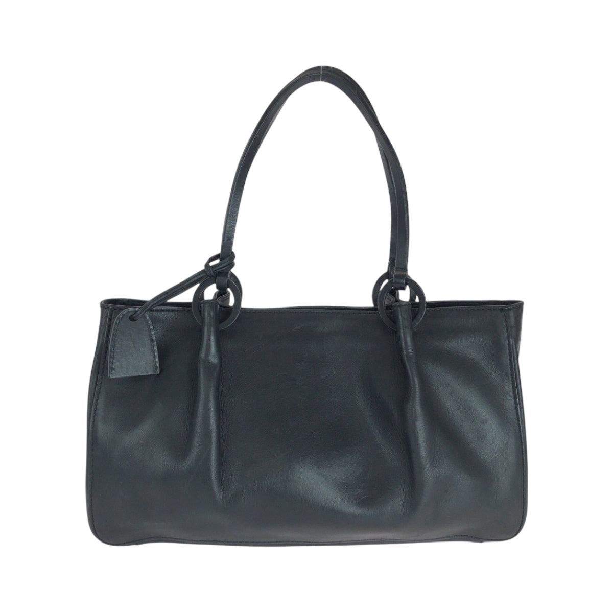 16871
GUCCI グッチ ブラック 黒 ゴールド金具 レザー 94898 トートバッグ ハンドバッグ  レディース AB21