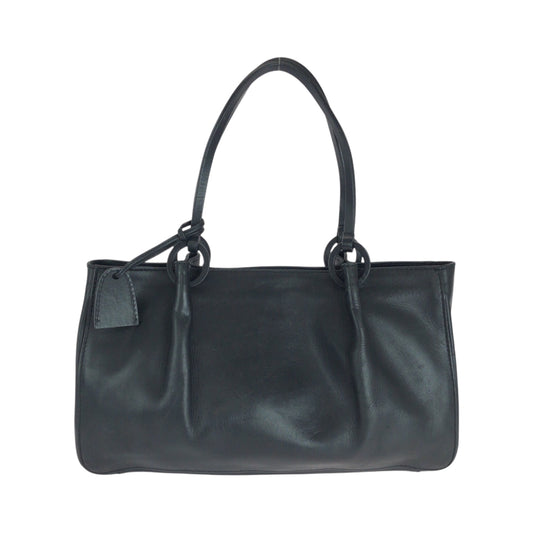16871
GUCCI グッチ ブラック 黒 ゴールド金具 レザー 94898 トートバッグ ハンドバッグ  レディース AB21