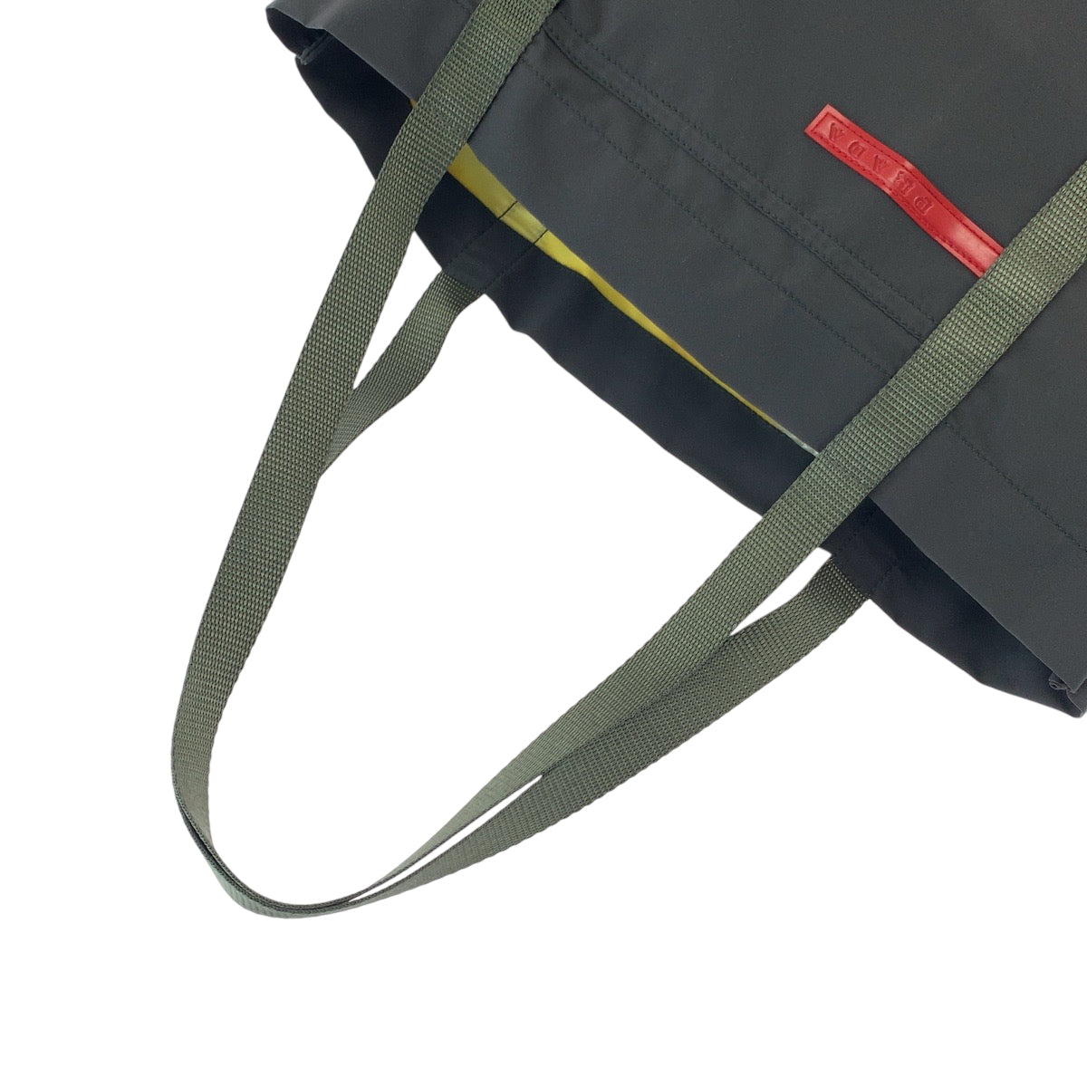 16876
PRADA プラダ プラダスポーツ グレー  ナイロン 4VA114 トートバッグ ショルダーバッグ  レディース