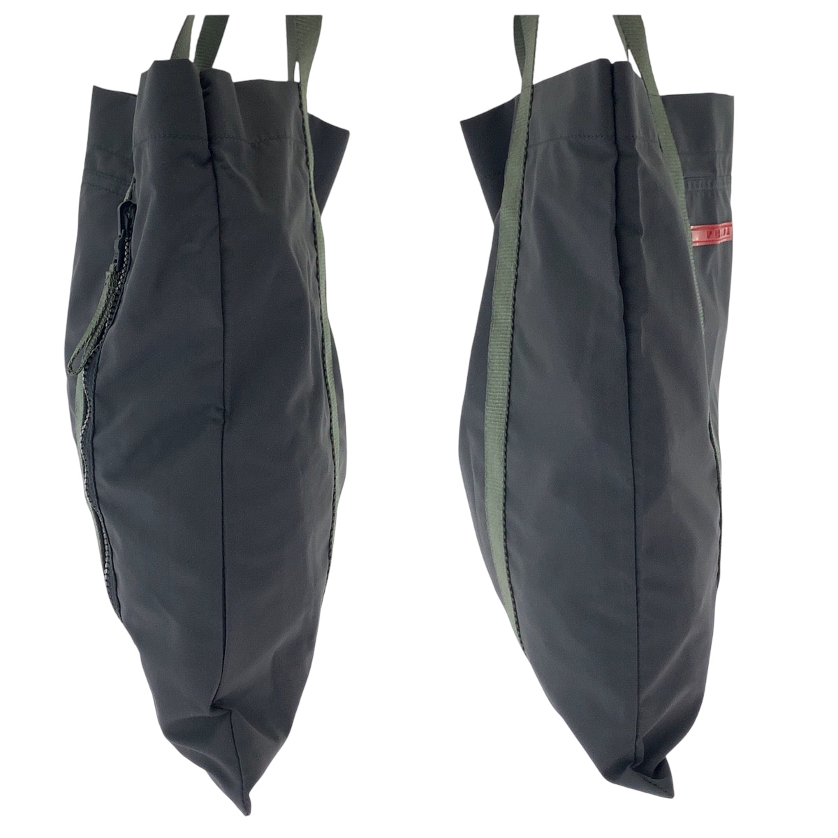 16876
PRADA プラダ プラダスポーツ グレー  ナイロン 4VA114 トートバッグ ショルダーバッグ  レディース