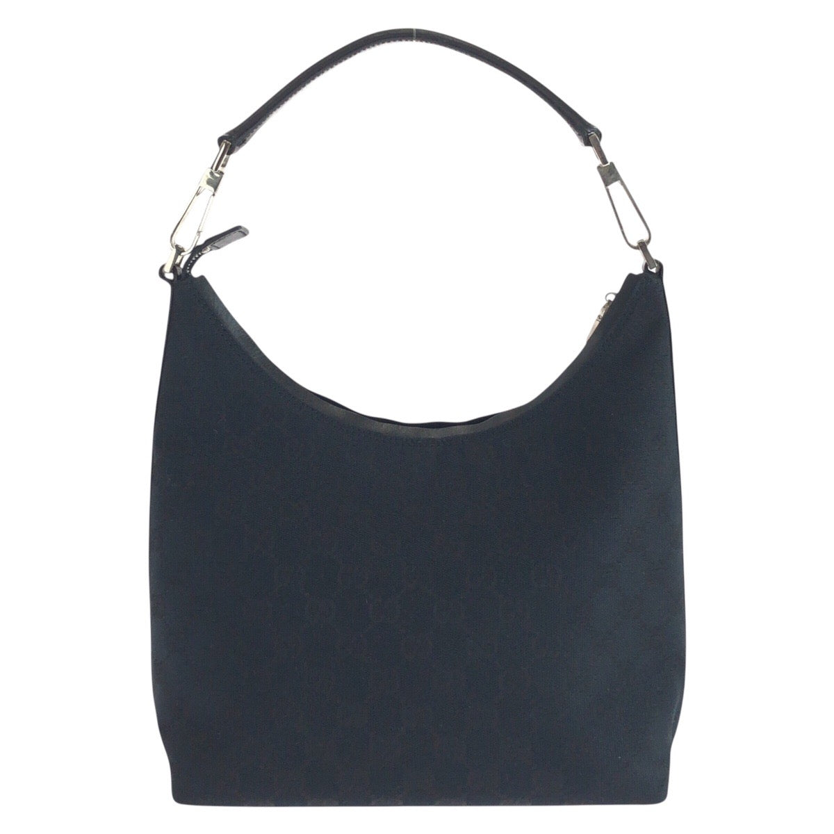 16896
GUCCI グッチ ブラック 黒 GGキャンバス / レザー 000 0602 ホーボー ショルダーバッグ レディース ABP40