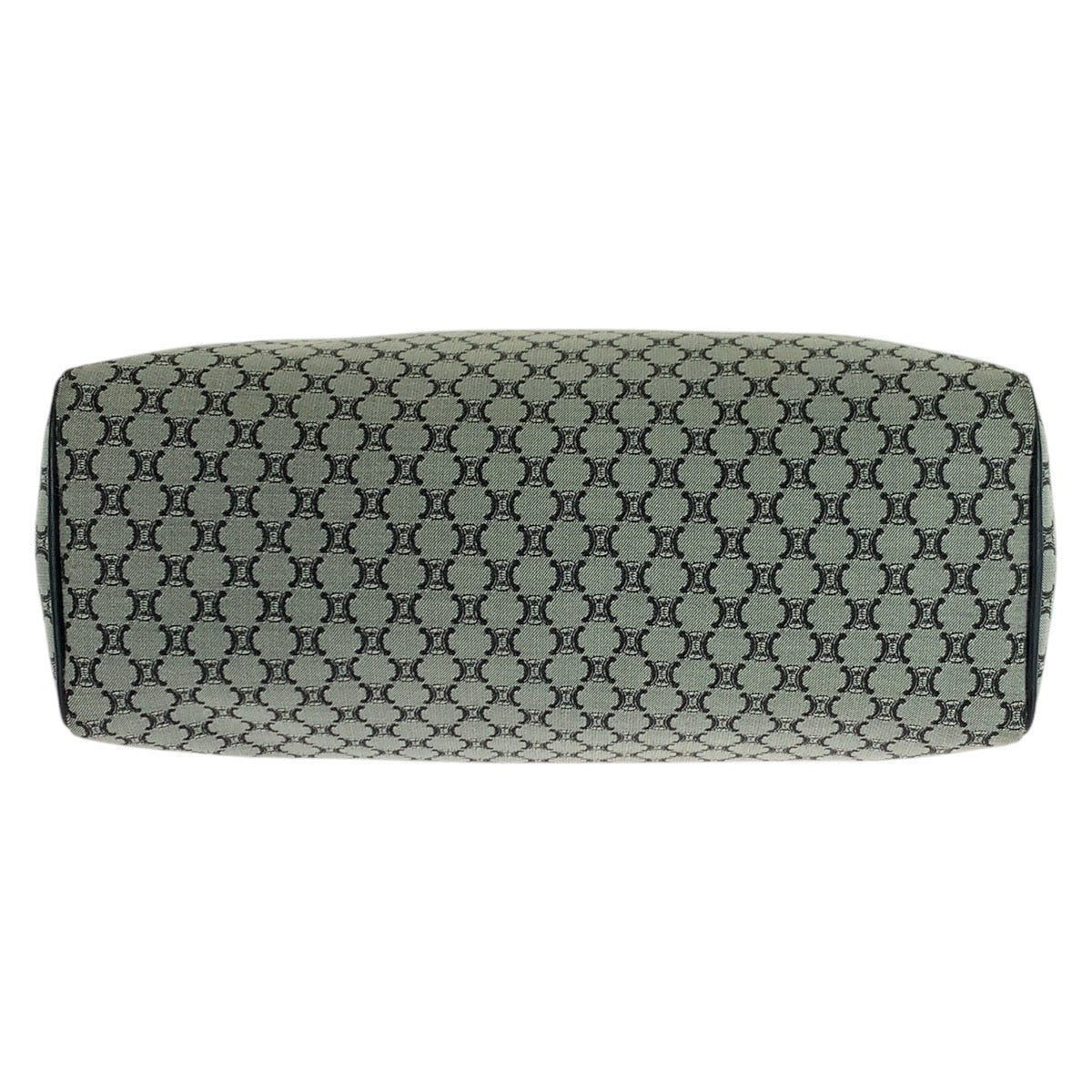 16903
CELINE セリーヌ マカダム グレー ブラック シルバー金具 キャンバス / レザー CE00/24 トートバッグ ハンドバッグ  レディース A39