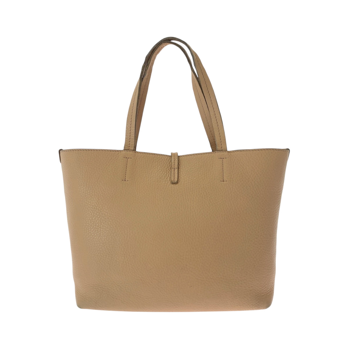 16907
Salvatore Ferragamo サルヴァトーレフェラガモ ガンチーニ ベージュ ゴールド金具 レザー トートバッグ ハンドバッグ  レディース AB9