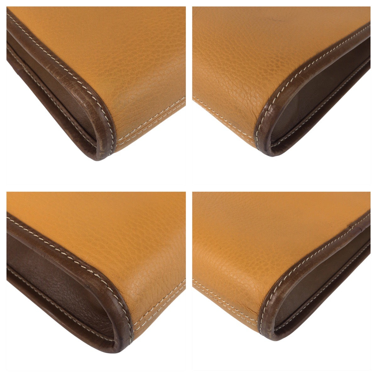 16909
LOEWE ロエベ ヴィンテージ アナグラム キャメル ブラウン ゴールド金具 レザー ビジネスバッグ ブリーフケース  メンズ ABP48