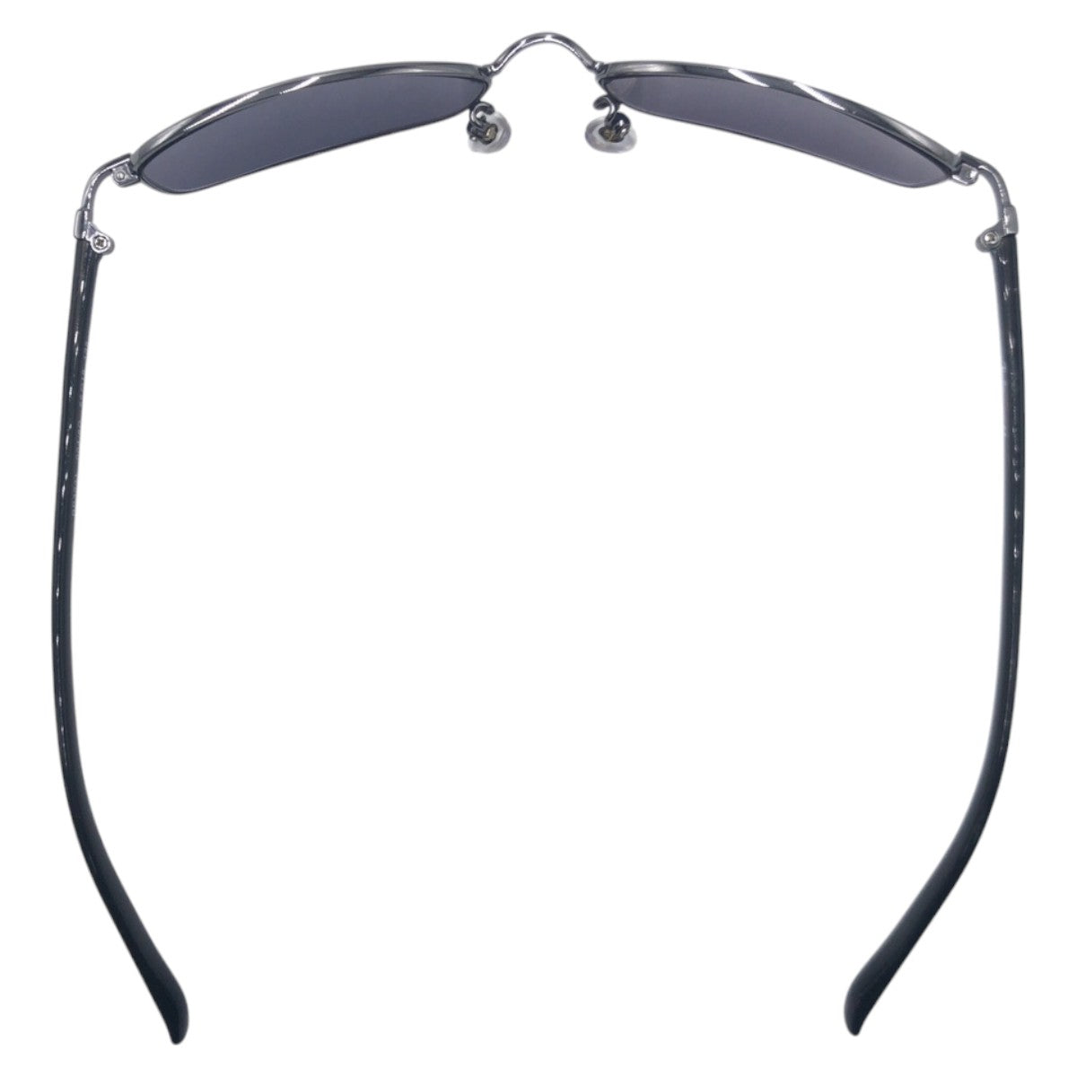 16916
Ray-Ban レイバン シルバー ブラック 黒 メタル RB3231 55□18 サングラス メガネフレーム スクエア  メンズ AB9