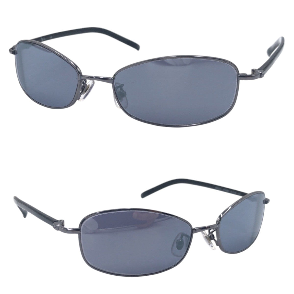 16916
Ray-Ban レイバン シルバー ブラック 黒 メタル RB3231 55□18 サングラス メガネフレーム スクエア  メンズ AB9