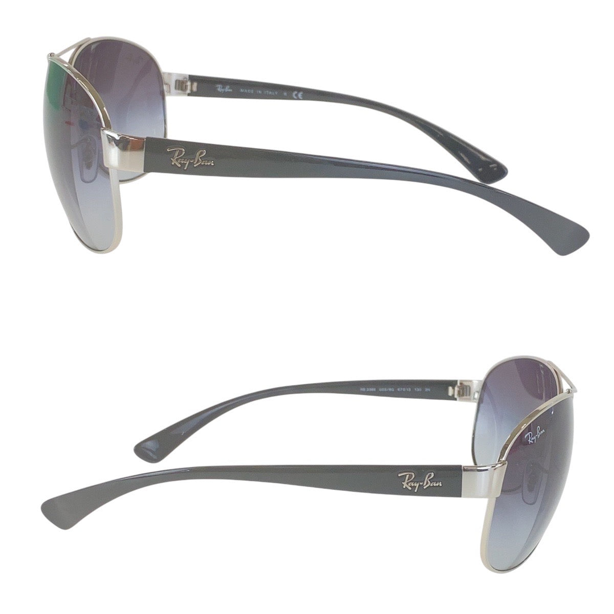 16920
Ray-Ban レイバン ブラック シルバー金具 メタル / プラスチック RB3386 003/8G 67□13 130 3N サングラス ティアドロップ  メンズ ABP7