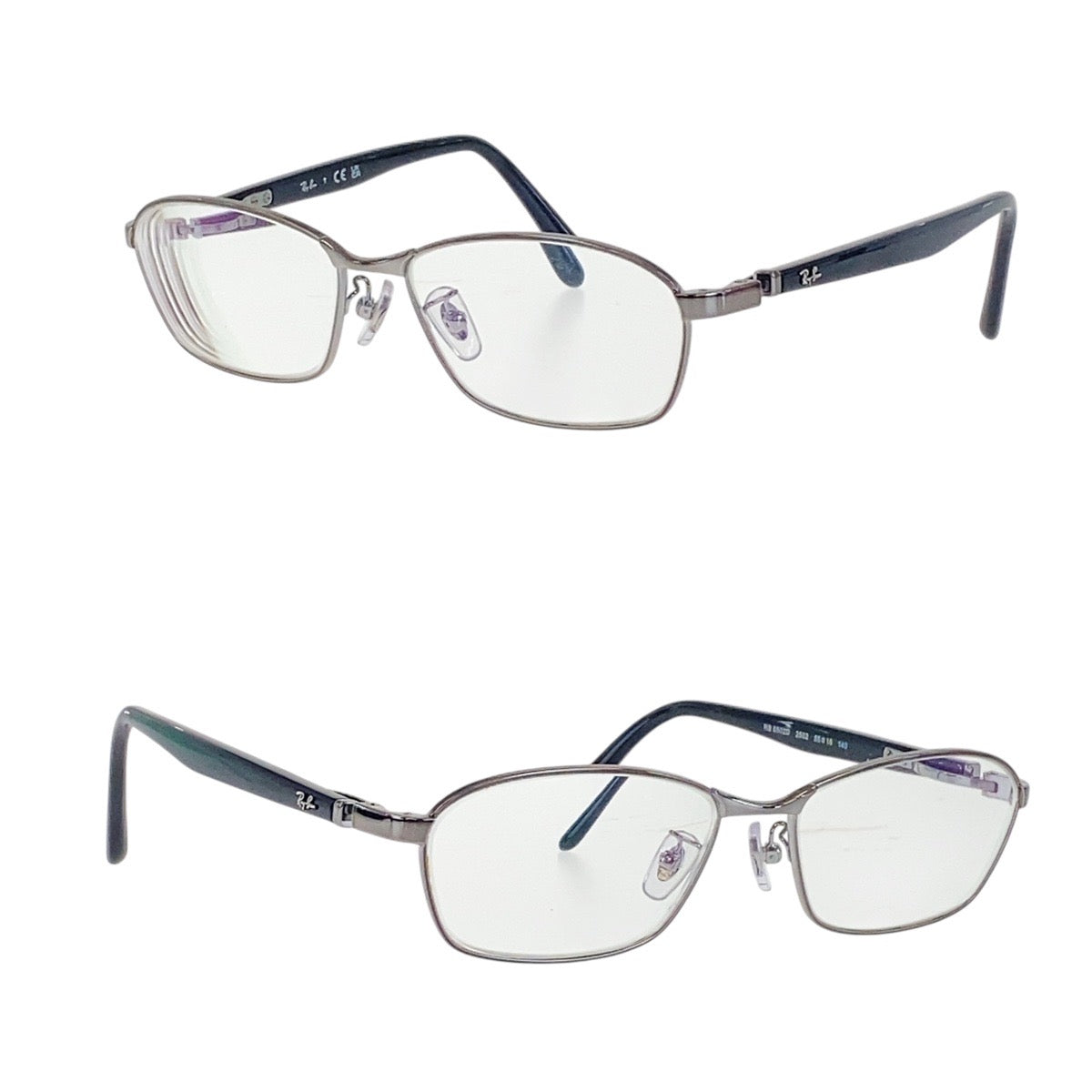 16921
Ray-Ban レイバン ブラック 黒 シルバー金具 プラスチック / ガラス RB 6502D 2502 55□16 140 メガネフレーム  メンズ ABP7