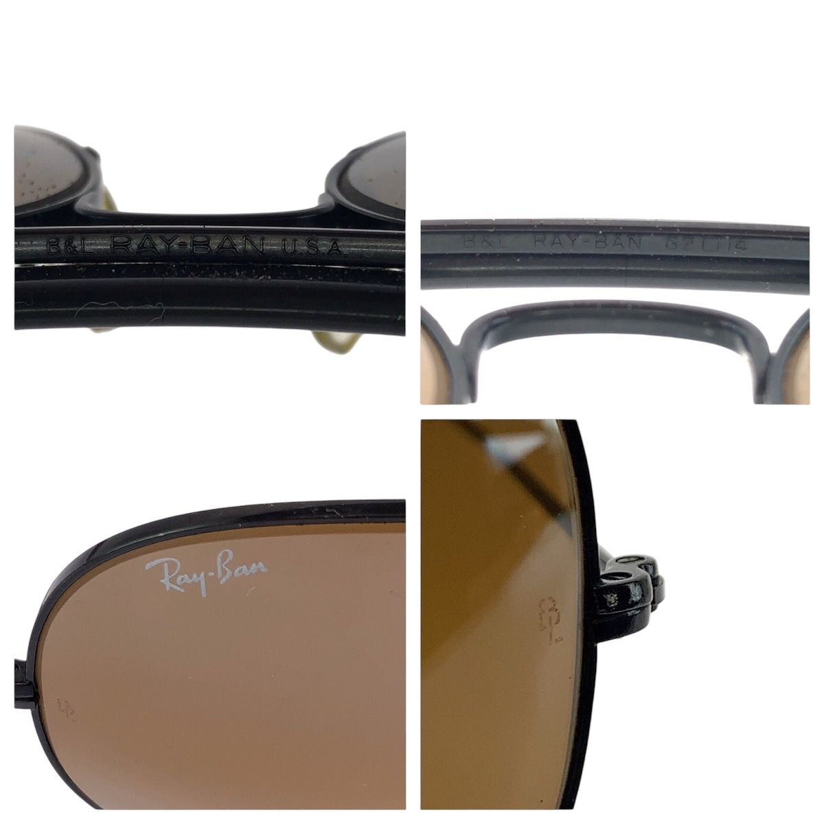 16924
Ray-Ban レイバン ヴィンテージ ボシュロム アビエーター ブラック 黒 メタル 62◻︎14 サングラス 男女兼用 ティアドロップ  メンズ ABP20