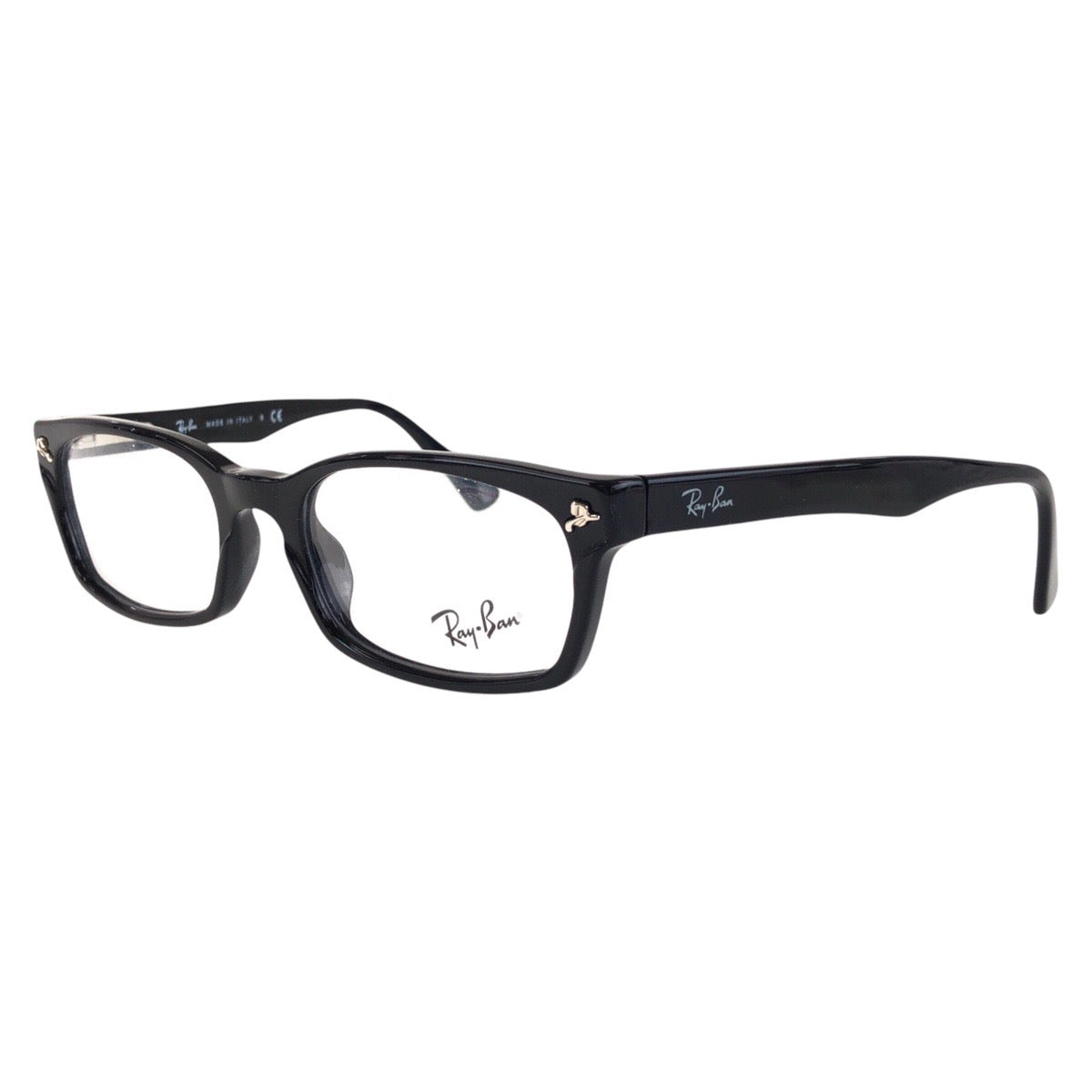 16928
Ray-Ban レイバン ブラック 黒 シルバー金具 プラスチック RB5017-A 2000 52□19 135 メガネ デモレンズ  メンズ ABP6